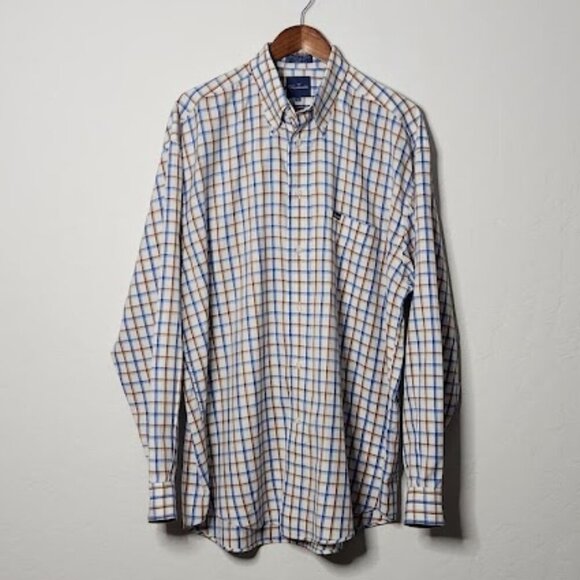 Faconnable Other - Faconnable Men's Long Sleeve Button-Down Shirt Size XL